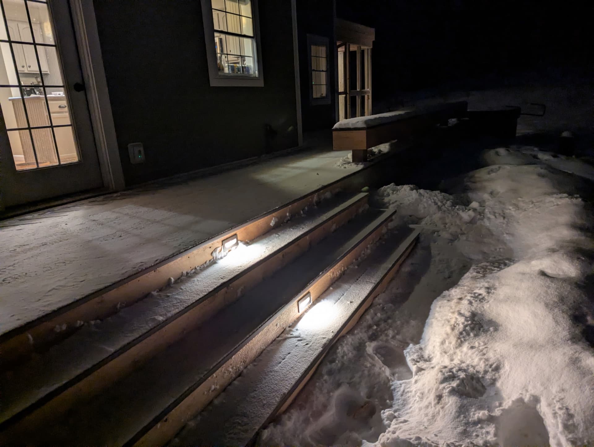 Custom deck detail work on a Vermont project