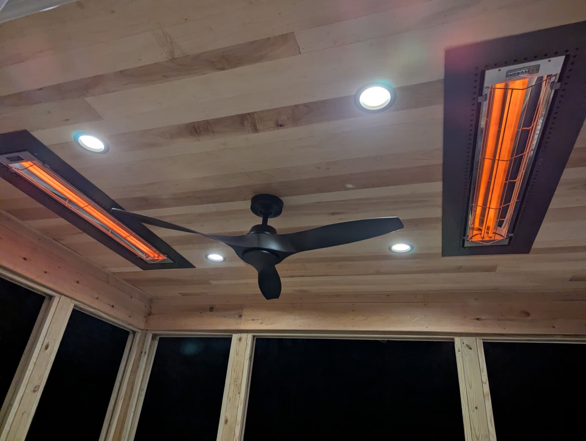 Custom deck detail work on a Vermont project